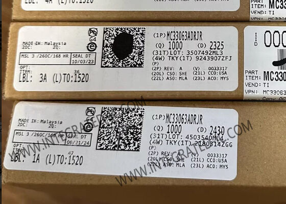 MC33063ADRJR 융합회로 칩 1.5A 부스트/백/이버팅 스위치 조절기 100kHz 주파수