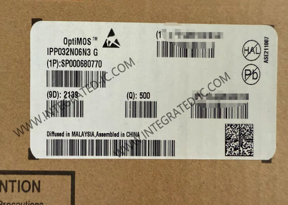 IPP032N06N3G OptiMOSTM 3 전력 MOSFET N 채널 60V 120A 2.6mOhms 고효율 스위칭