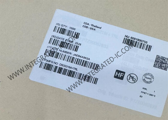 DS3231M 저비용 극도로 정확한 I2C 실시간 시계 통합 회로 칩