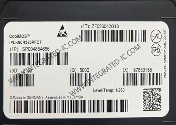 IPLK60R360PFD7 집적 회로 칩 N 채널 600V 13A MOSFET 트랜지스터