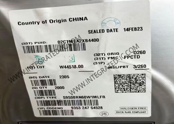 S9S08RN60W1MLFR 자동차 8비트 S08 마이크로컨트롤러 MCU, 20MHz 속도 및 60KB 플래시 메모리