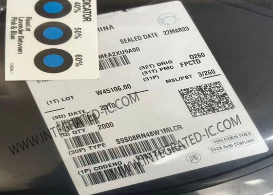 S9S08RN48W1MLCR 8비트 S08 마이크로 컨트롤러 MCU 20MHz 속도 48KB 플래시 메모리 LQFP32 패키지