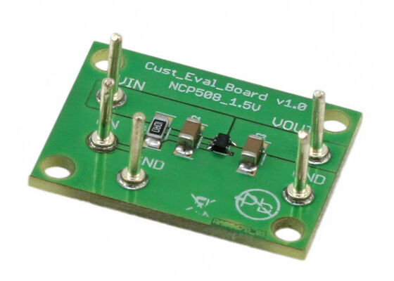 NCP508SQ15T1GEVB 임베디드 솔루션 50mA 1채널 선형 전압 조정기 평가 보드