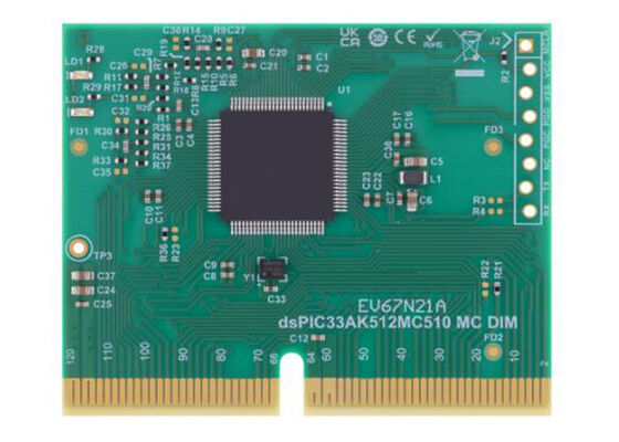 EV67N21A 임베디드 솔루션 DSPIC33AK512MC510 모터 제어 듀얼 인라인 모듈