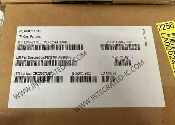 PEX8764-AB80BIG 집적 회로 칩 PCI Express Gen3 스위치 IC, 64 레인 및 16 포트