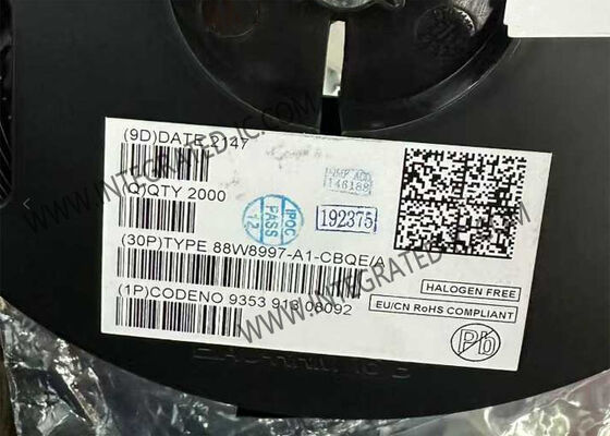 88W8997-A1-CBQE 듀얼 밴드 2x2 Wi-Fi 5 및 BT 5.3 칩을 탑재한 무선 통신 모듈