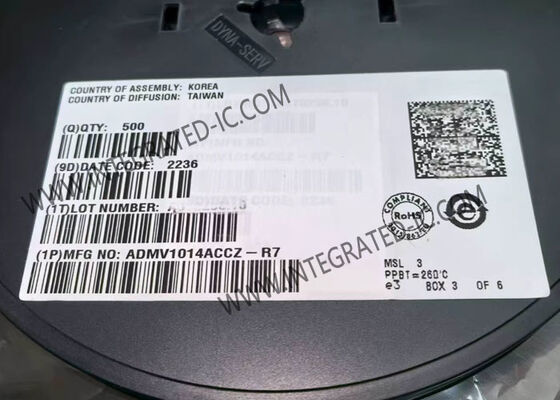 ADMV1014ACCZ 무선 통신 모듈 24GHz ~ 44GHz SiGe 광대역 마이크로 웨이브 다운 컨버터