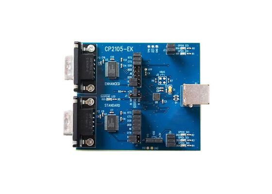 CP2105EK 임베디드 솔루션 듀얼 USB 2.0 - UART 브리지 인터페이스 평가 보드