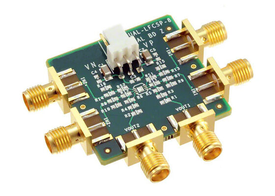 EVAL-HSAMP-2CPZ-8 임베디드 솔루션 듀얼 채널 범용 증폭기 평가 보드