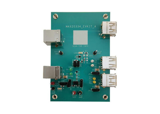 MAX20334EVKIT 임베디드 솔루션 MAX20334 듀얼 SPDT 아날로그 스위치 평가판