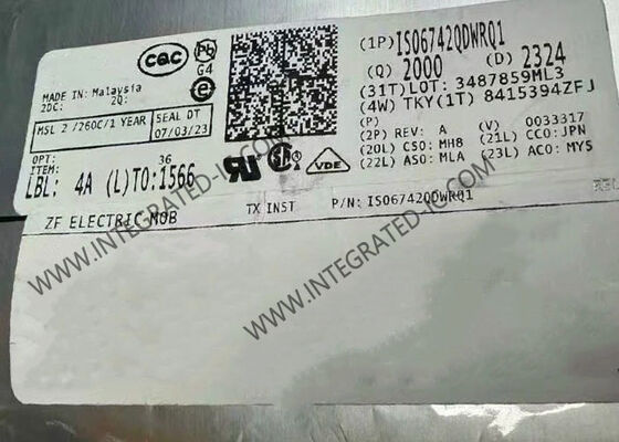 ISO6742QDWRQ1 쿼드 채널 디지털 격리기 SOIC16 통합 회로 칩