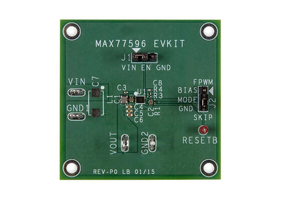 MAX77596EVKIT 임베디드 솔루션 3.5V ~ 24V 300mA 1.7MHz 버크 변환기 평가판