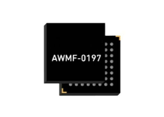 AWMF-0197 무선 통신 모듈 17.7GHz에서 21.2GHz K-밴드 쿼드 4x2 Rx 빔포머 IC 1.2V 동작