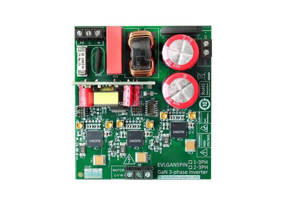 EVLGANSPIN1-3PH 임베디드 솔루션 GANSPIN611 STM32G431RB 모터 제어 참조 디자인 보드