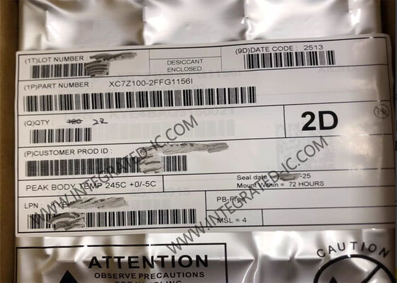 XC7Z100-2FFG1156I FPGA Zynq-7000 SoC, 듀얼 코어 ARM Cortex-A9, 444000 LE, 766MHz 속도