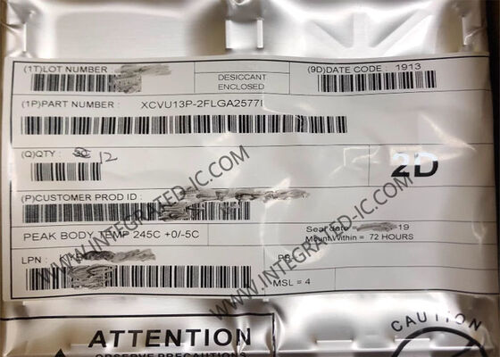 XCVU13P-2FLGA2577I Virtex UltraScale+ FPGA 칩 3780000 논리 요소 32.75 Gb/s 데이터 속도 및 576 I/O