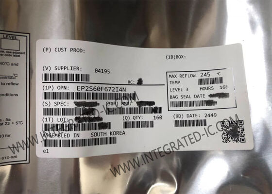 EP2S60F672I4N 필드 프로그래밍 가능한 게이트 배열 60440 논리 요소 492 I / O 및 1.2V 90nm 프로세스 Stratix II FPGA