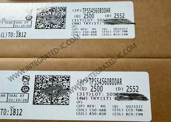 TPS54560BDDAR 통합 회로 칩 4.5V ~ 60V 5A 스텝다운 DC-DC 컨버터 (Eco-mode™ 포함)