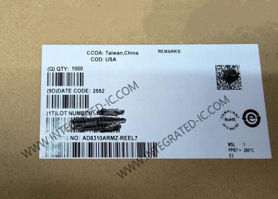 AD8310ARMZ 집적 회로 칩 95dB 로그 증폭기 MSOP8 RF 전력 감지기