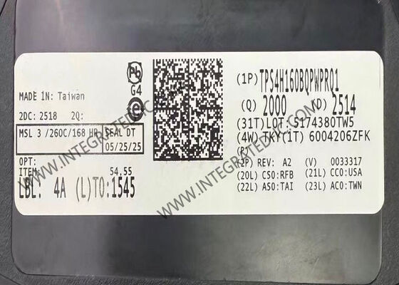 TPS4H160BQPWPRQ1 집적 회로 칩 40V 160mΩ 4채널 자동차 스마트 하이 사이드 스위치