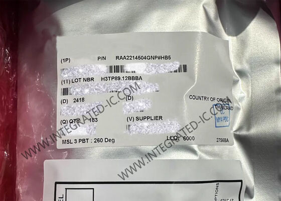 RAA2214504GNP 통합 회로 칩 동기 벅 변환기 4.5V에서 42V 입력 5A 연속 출력 산업용 전원 공급 모듈