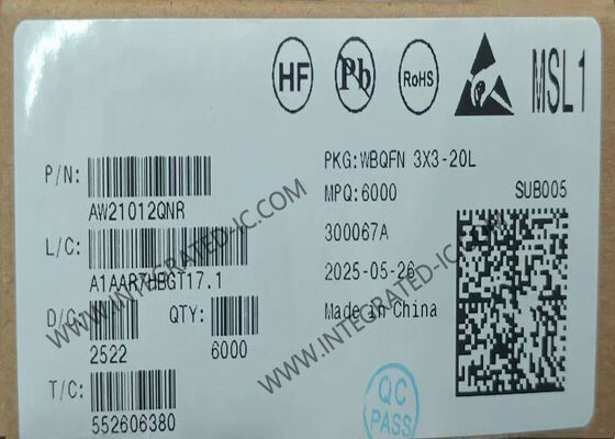 AW21012QNR 256 레벨 PWM 및 I2C 인터페이스를 갖춘 12 채널 LED 드라이버