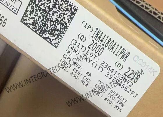 INA4180A1IPWR 통합 회로 칩 26V 일반 모드 전압 쿼드 채널 350kHz 대역폭 전류 감각 증폭기