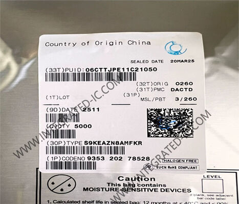 S9KEAZN8AMFKR 32비트 ARM 코르텍스-M0+ 48MHz 자동차용 마이크로컨트롤러 MCU