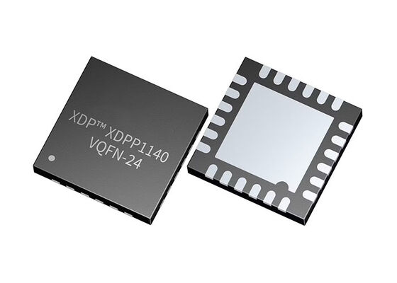 XDPP1140-100B DC-DC 변환용 통합 회로 칩 디지털 컨트롤러 3.3 V 입력 전압 2 MHz PWM 주파수 및 6 PWM 출력