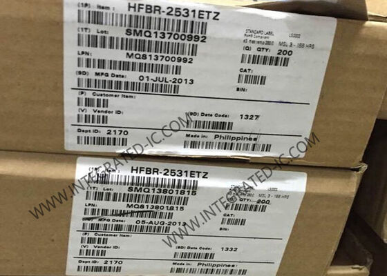 HFBR-2531ETZ 광섬유 수신기 5MBd 데이터 속도 660nm 파장 플라스틱 광섬유 다목적 링크