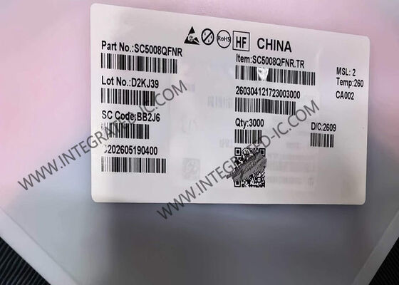 SC5008QFNR 통합 회로 칩 15W 전원 단계 IC 전압/전류 탈조달 WPC QI 1.3 & 2.0 호환 무선 전력 송신기