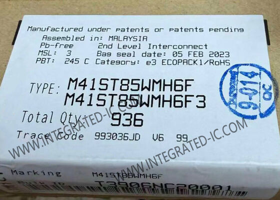 M41ST85WMH6F 44B NVRAM 및 400 kHz I2C 인터페이스 실시 클럭과 함께 통합 회로 칩 SOIC-8 패키지
