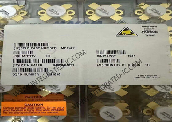 MRF422 150W 35V 양극 RF 전력 트랜지스터 NPN 30MHz 선형 증폭기용 실리콘