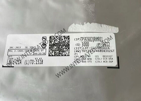 통합 회로 칩 TPS92682QRHMRQ1 65V 듀얼 채널 LED 조명 드라이버