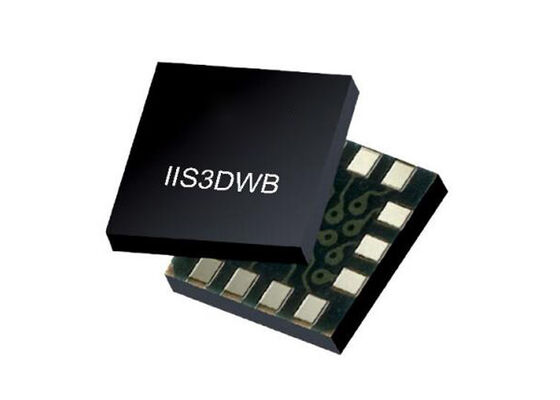 IIS3DWB 센서 IC 3축 디지털 진동 센서 (초광대역, 저잡음, 확장 온도 범위)