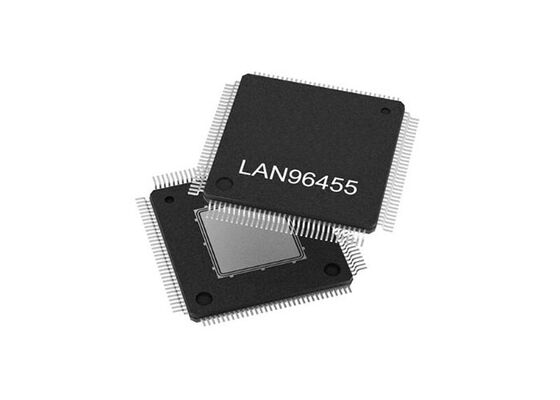 LAN96455ST-I/8MW 이더넷 IC 5포트 이더넷 스위치 (통합 10/100/1000BASE-T PHY 포함)