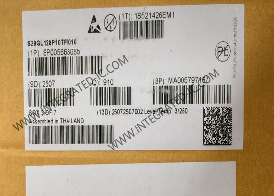 S29GL128P10TFI010 128Mbit 비휘발성 NOR 플래시 메모리 IC 90nm 미러비트 기술