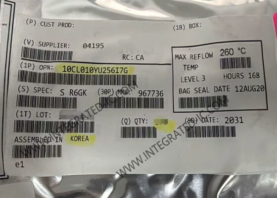 10CL010YU256I7G 1.2V Cyclone 10 LP 필드 프로그래머블 게이트 어레이 FPGA 256-LFBGA