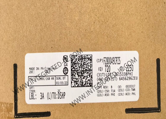 F280049CPZS 100MHz 속도, 256KB 플래시 메모리, 40개의 I/O 핀을 가진 32비트 실시간 마이크로 컨트롤러 MCU