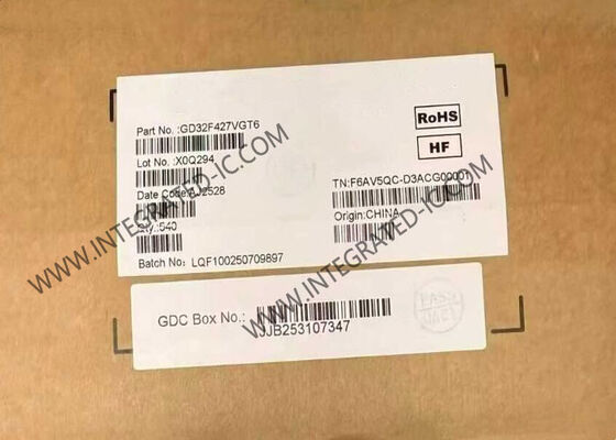 GD32F427VGT6 200MHz Arm Cortex-M4 기반 32비트 MCU, 2.6V ~ 3.6V에서 그래픽 디스플레이용