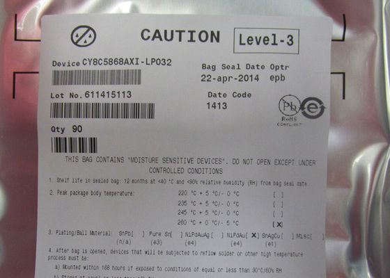 CY8C5868AXI-LP032 마이크로 컨트롤러 MCU 256kB 플래시 마이크로 컨트롤러 67MHz 임베디드 MCU