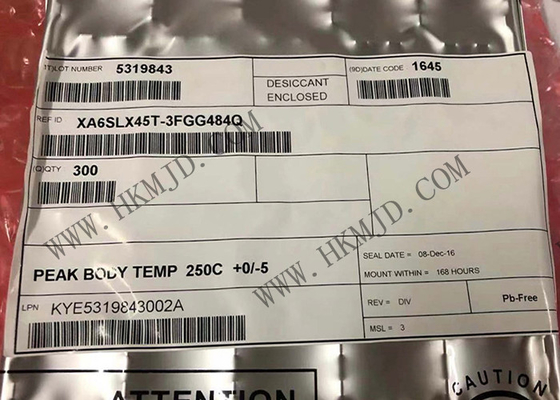 FBGA484 자동차 칩 XA6SLX45T-3FGG484Q XA6SLX45T FPGA IC 고성능