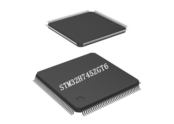 직접 회로 칩 STM32H745ZGT6 팔 마이크로 제어기 IC 32Bit DualCore 1MB 섬광 144-LQFP