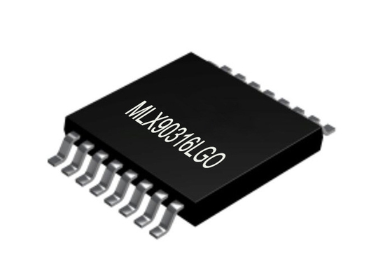 TSSOP16 홀 효과를 측정하는 갈매기 날개 MLX90316LGO-BCG-000-RE 리니어 위치