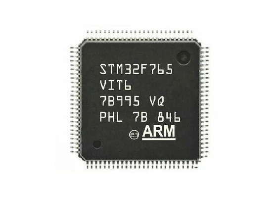 순간 마이크로컨트롤러 IC 100-LQFP 패키지의 2 Mb와 STM32F765VIT6 MCU