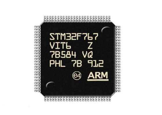 고성능 STM32F767VIT6 2Mbytes 마이크로컨트롤러 IC LQFP100 하나의 핵