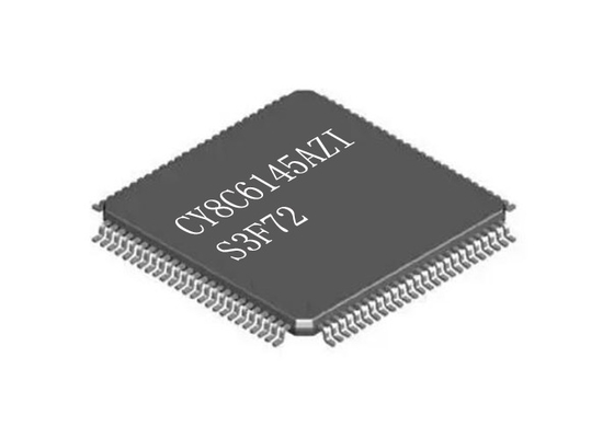 듀얼 cpu 마이크로컨트롤러 IC CY8C6145AZI-S3F72 표면 부착 LQFP100 저 소비 전력