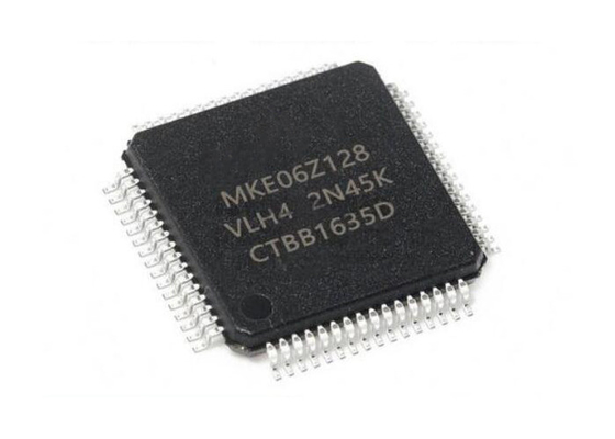 48MHz MKE06Z128VLH4 32Bit 하나의 핵 마이크로컨트롤러 IC LQFP64 표면 부착