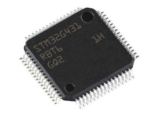 STM32G431RBT6 ARM Cortex-M4F MCU, 170MHz 속도, 128KB 플래시 메모리, 32비트 싱글 코어, LQFP64 패키지