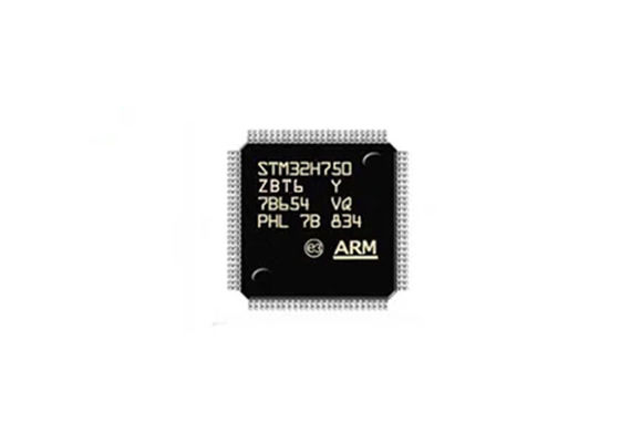 STM32H750ZBT6 32비트 마이크로컨트롤러 MCU, 480MHz ARM 코텍스-M7, 128kB 플래시 메모리, 144-LQFP 패키지